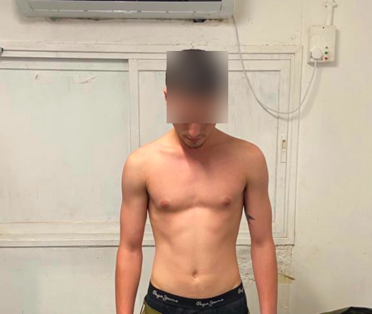 BEFORE — נועם · +10 ק"ג מסה, אחוז שומן נמוך